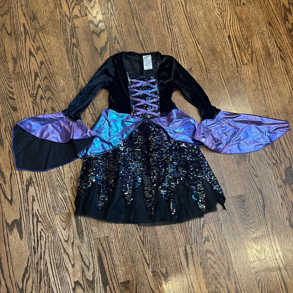 Little Girls Mystic Witch Halloween Costume Dress